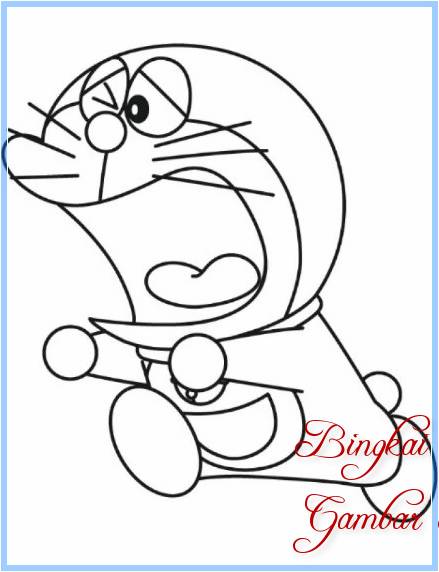 Gambar Sketsa Doraemon Terbaru