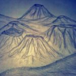 Gambar Sketsa Gunung Bromo