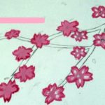 Gambar Sketsa Lukisan Bunga Sakura