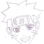 Gambar Sketsa Naruto Sederhana