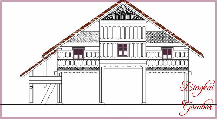 Rumah Adat Aceh Kartun All Desain