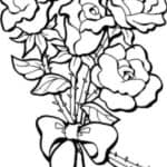 Sketsa Bunga Mawar Dan Melati