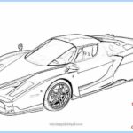Sketsa Gambar Mobil Ferrari