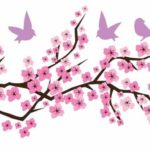 Sketsa Gambar Pemandangan Bunga Sakura Di Jepang