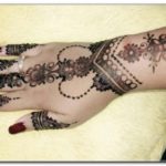 gambar henna lengan tangan