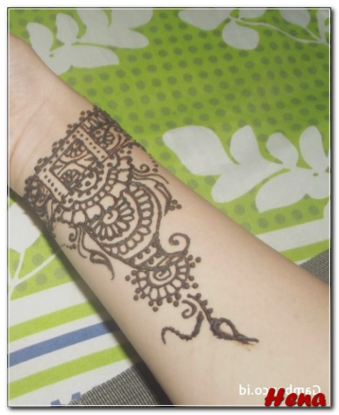 gambar henna untuk lengan