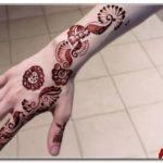 henna di lengan simple