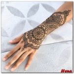 henna lengan sederhana