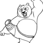 Gambar Sketsa Boneka Panda