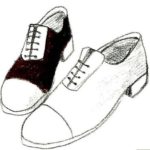 Gambar Sketsa Sepatu Pantofel