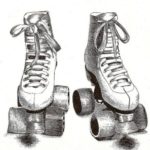 Gambar Sketsa Sepatu Roda