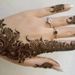 motif henna kuku simple