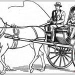 Gambar Sketsa Kereta Kuda