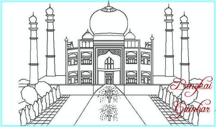 Gambar Sketsa Masjid Hd