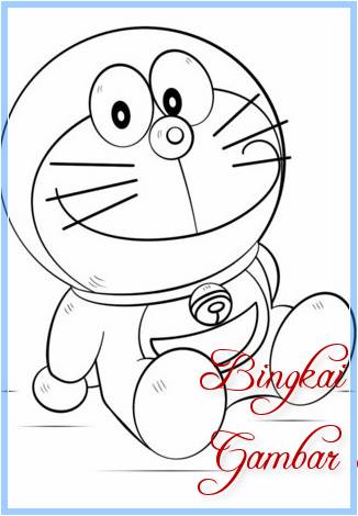 Sketsa Doraemon Yang Mudah