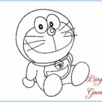 Sketsa Gambar Doraemon