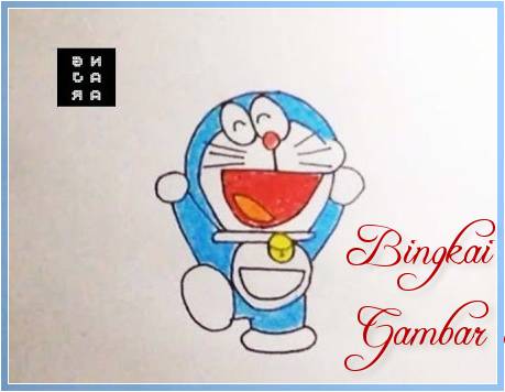 Sketsa Gambar Doraemon Berwarna