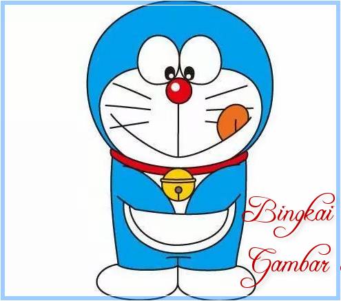 Sketsa Kartun Doraemon Berwarna