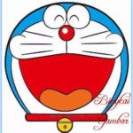 Sketsa Kepala Doraemon Berwarna