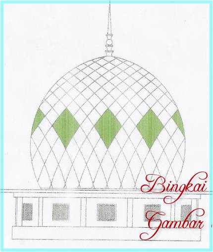 Sketsa Kubah Masjid