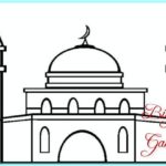 Sketsa Masjid Mudah