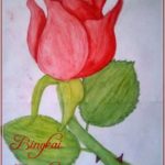 Gambar Bunga Lukisan Yang Simple