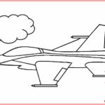 Sketsa Gambar Pesawat Tempur
