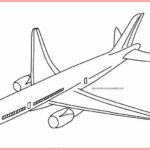 Sketsa Menggambar Pesawat