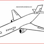 Sketsa Pesawat Mudah