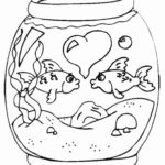 Gambar Sketsa Ikan Di Akuarium