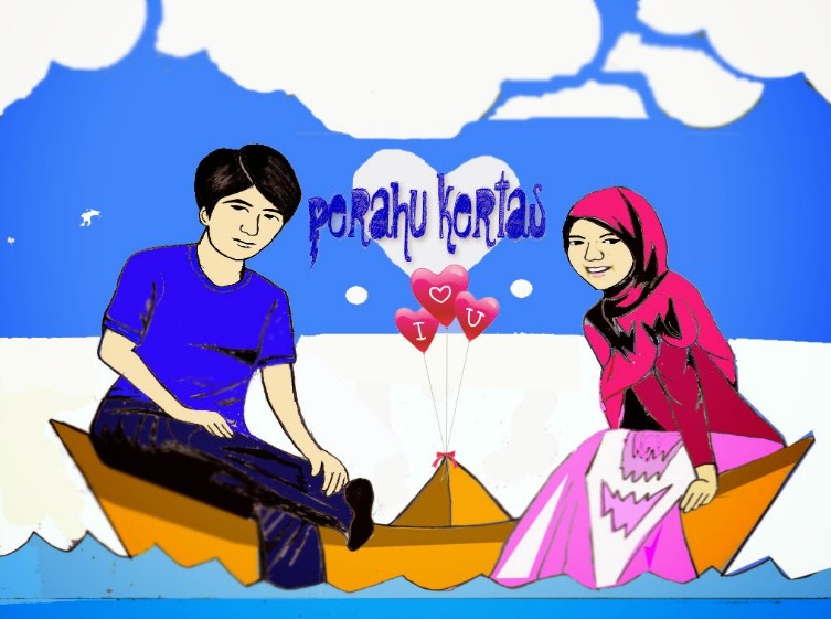 Kartun Islami Pasangan Romantis